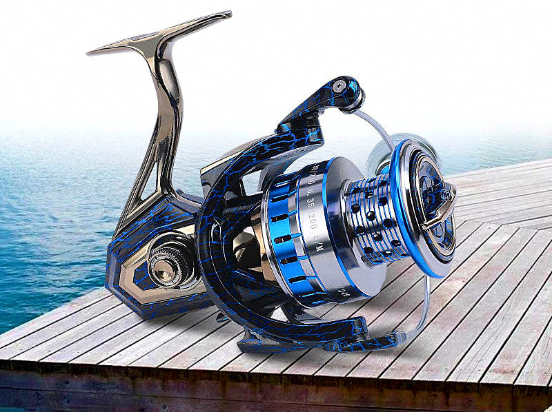 Saltwater Spinning Reel, Full Metal, 2500–7500 Series – product photo