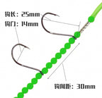 Glow Octopus Skin Hook Rig, Size 18, Wire Leader – product photo