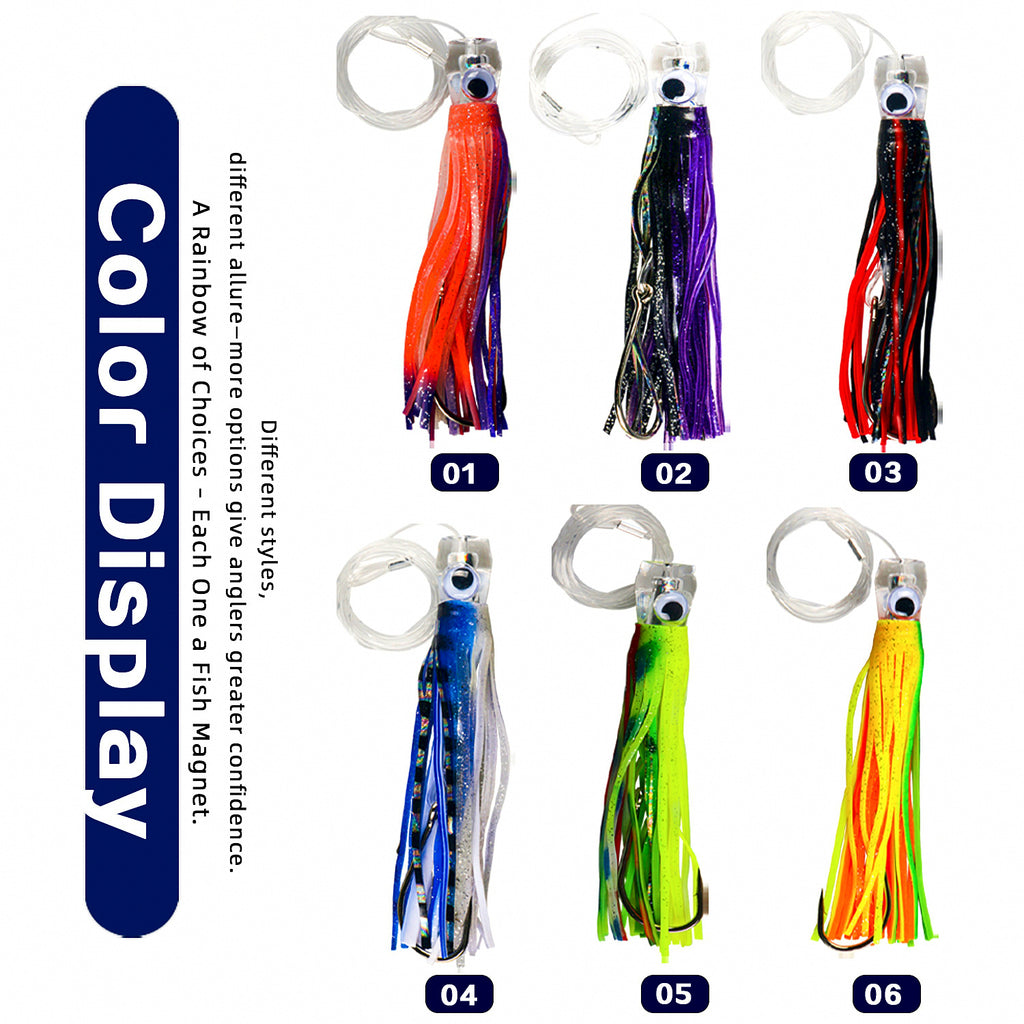 Octopus Skirt Trolling Lure, 6.5 in (16 cm) – product photo