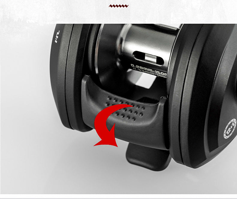 Metal Baitcasting Reel, 7.1:1, 13 Bearings, Dual Brake – product photo