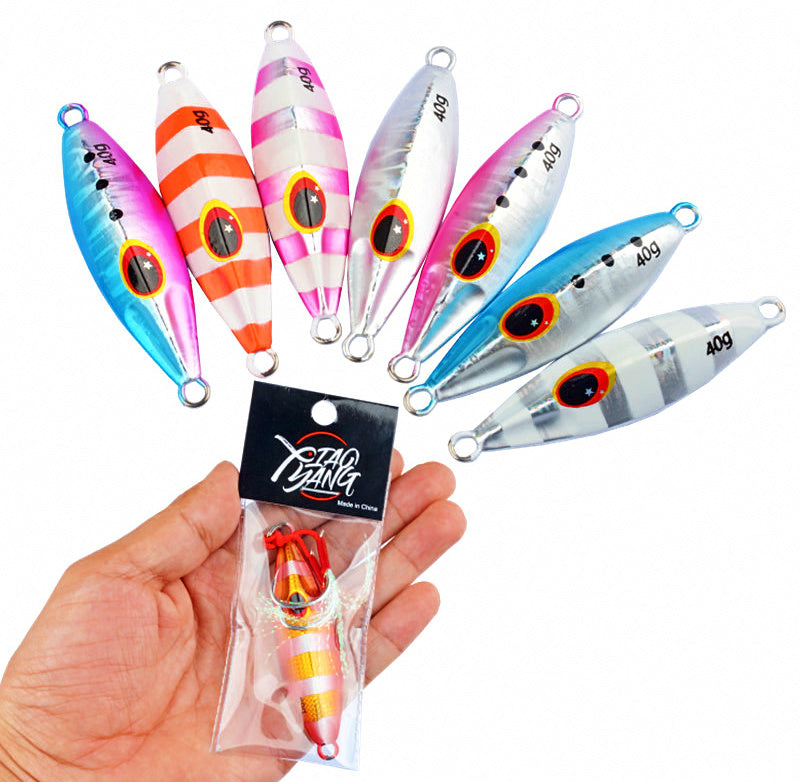 Glow Stripe Metal Jig, 40–80 g (1.4–2.8 oz) – product photo