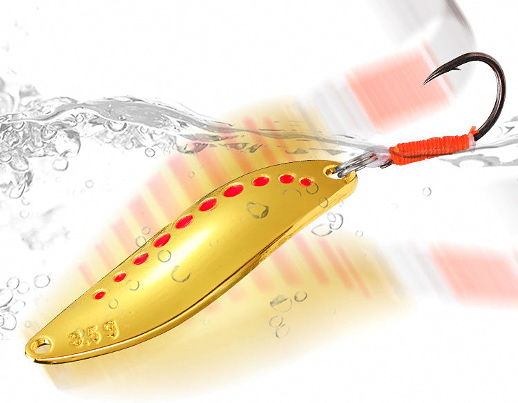 Micro Spoon Lure, Gold or Silver, 2.5–5 g (0.09–0.18 oz) – product photo