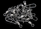 Safety Pin Snap Swivels with Figure-8 Ring, Sizes 1–14 – product photo