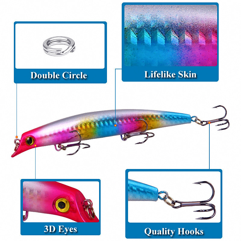 Topwater Popper Lure, 12.5 cm (4.9 in), 14 g (0.5 oz) – product photo