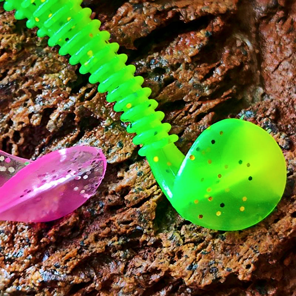 Curly T-Tail Grub Soft Baits, 20 Pack, 5.5–7.5 cm (2.2–3 in) – product photo