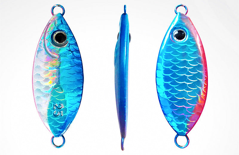 Casting Jig Spoon with Feather Hook, 3–40 g (0.1–1.4 oz) – product photo