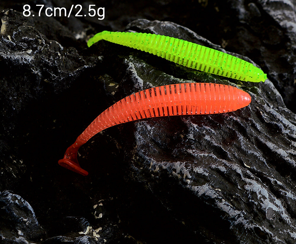 Paddle Tail Soft Swimbait, 87 mm (3.4 in), 8 Pack – product photo