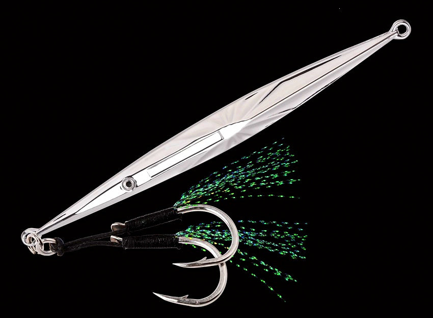 Long Casting Metal Jig, Mirror Silver, 60–80 g (2.1–2.8 oz) – product photo