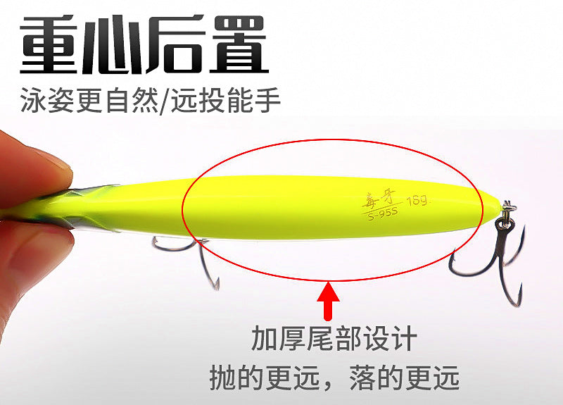 Sinking Pencil Lure, 10–27 g (0.35–0.95 oz) – product photo