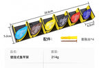 Wall Mount Fishing Rod Rack, Adhesive No-Drill Holder – product photo