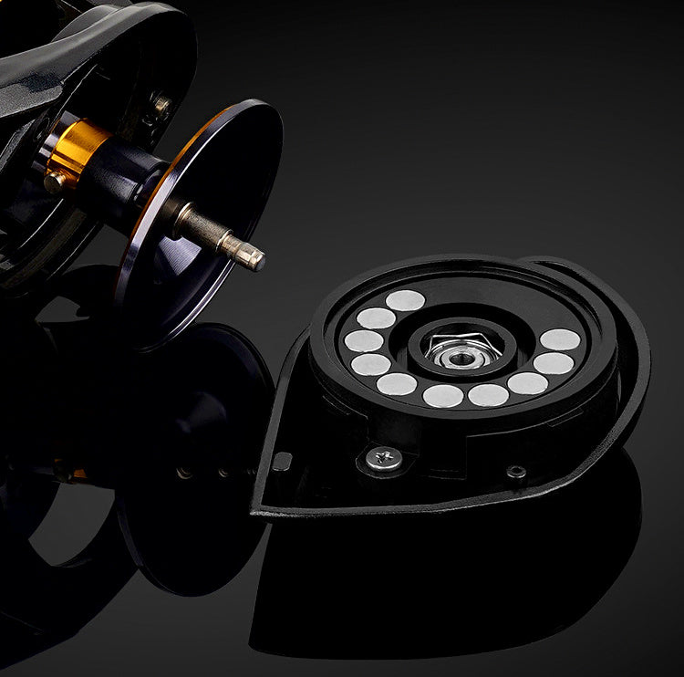 Saltwater Baitcasting Reel, Metal Single Handle, Left or Right – product photo