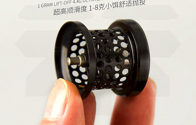 Micro Baitcasting Reel, 6.2:1 Gear Ratio, CNC Metal, 13 Bearings – product photo