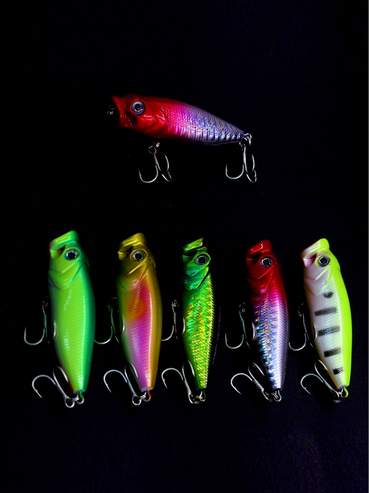 Topwater Popper Lure, 6.8 cm 7.5 g (2.7 in, 0.26 oz) – product photo