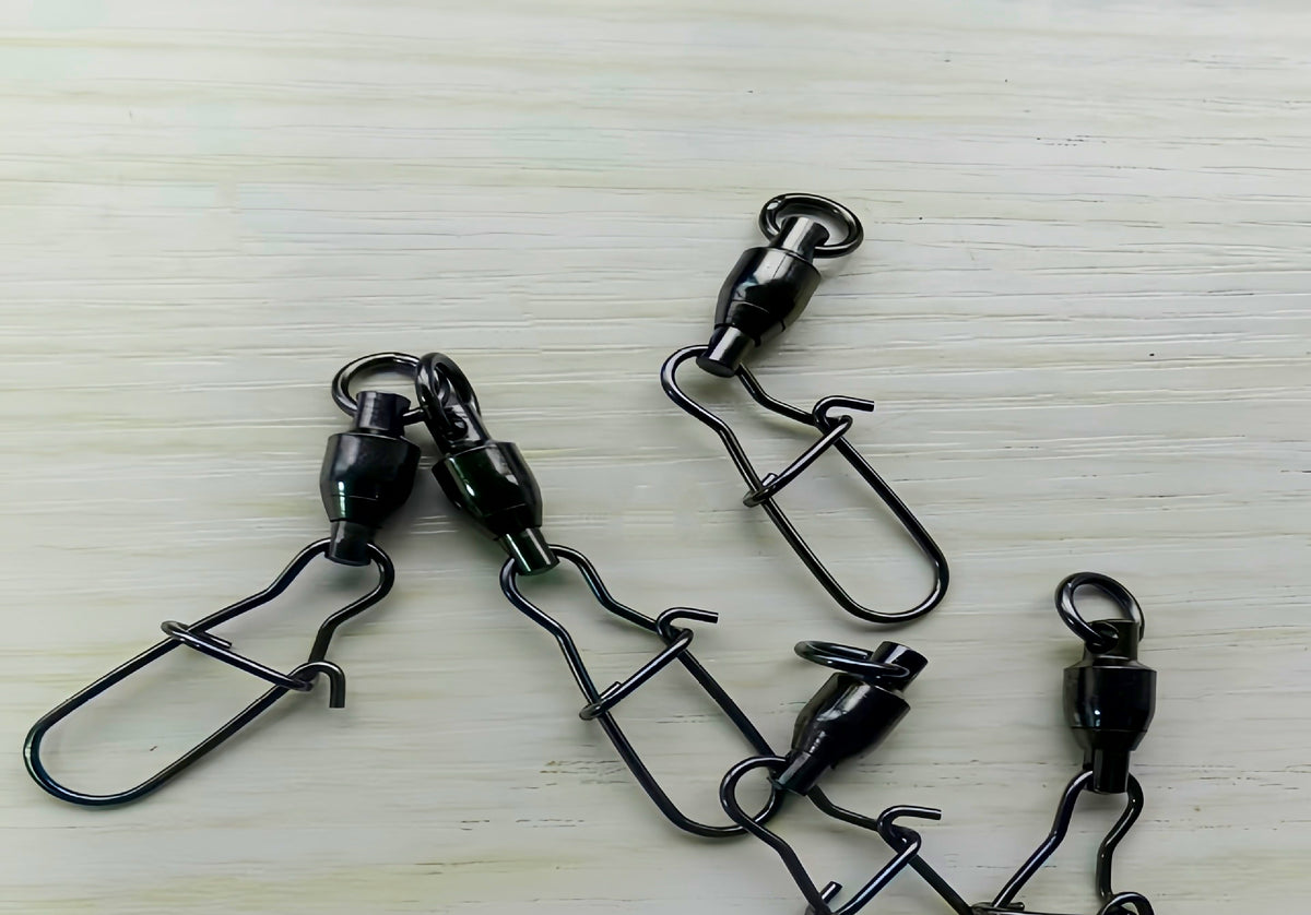 Ball Bearing Swivel with Safety Snap, Sizes 0–10 – product photo