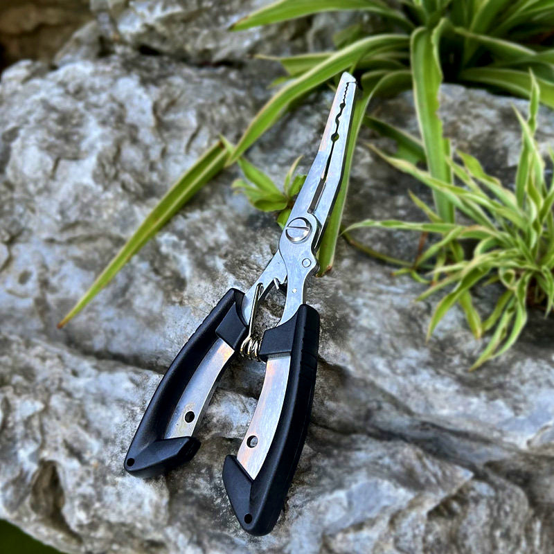 Stainless Steel Fishing Pliers, Bent or Straight Nose – product photo