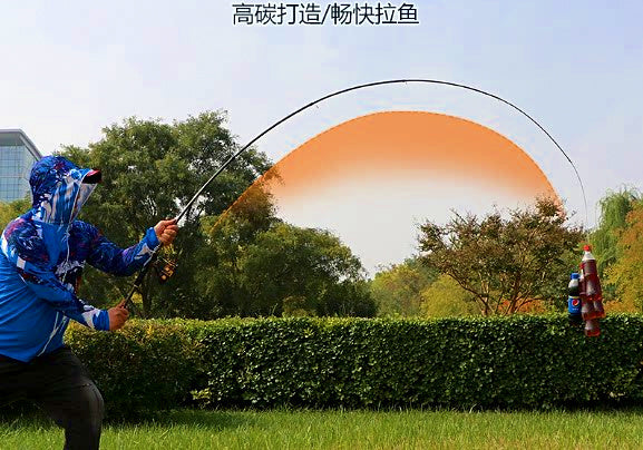 Telescopic Carbon Lure Rod, 1.8–3.3 m (5.9–10.8 ft) – product photo