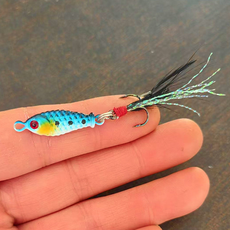 Mini Metal Jig, 5 g (0.18 oz), Optional Feather Hook – product photo