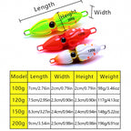 Saltwater Metal Jig, 100–200 g (3.5–7.1 oz) – product photo