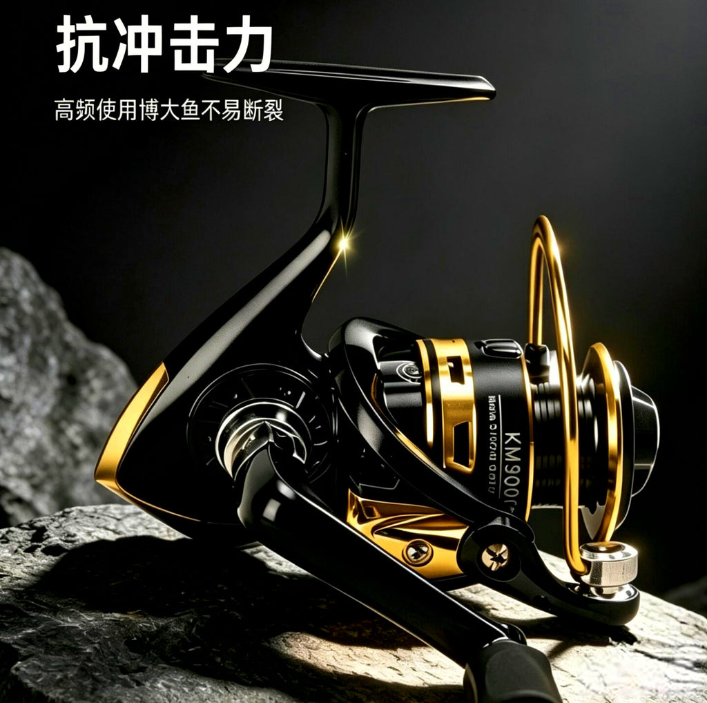 Metal Spool Spinning Reel, 5.2:1, Sizes 1000–8000 – product photo