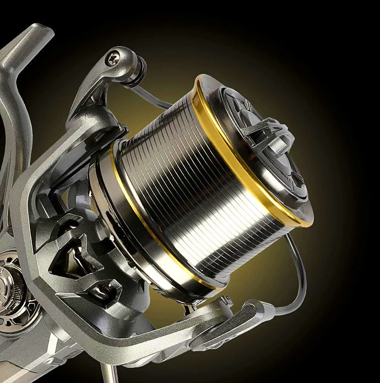 Long Distance Casting Spinning Reel, Aluminum Frame, 18 BB