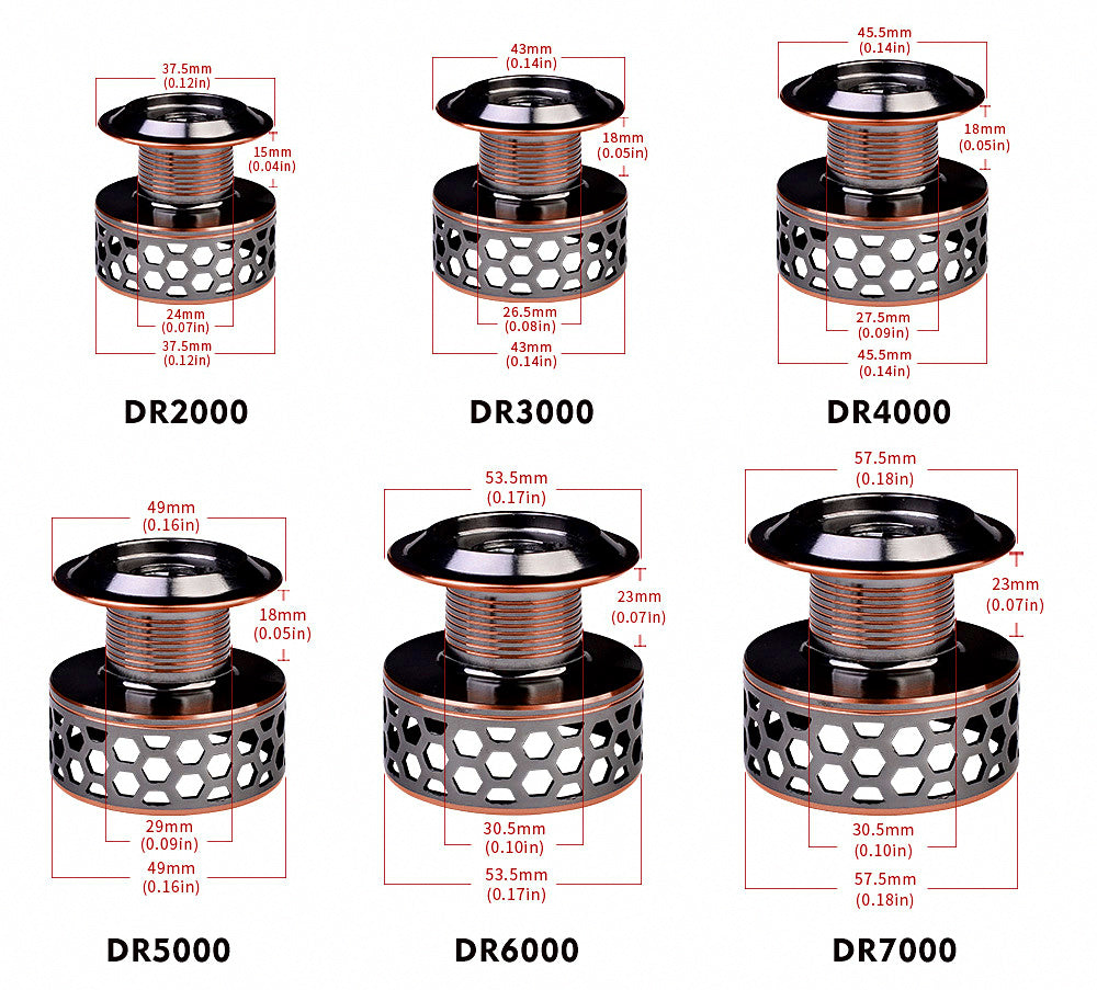 Aluminum Alloy Spinning Reel, Metal Spool, 2000-7000 – product photo