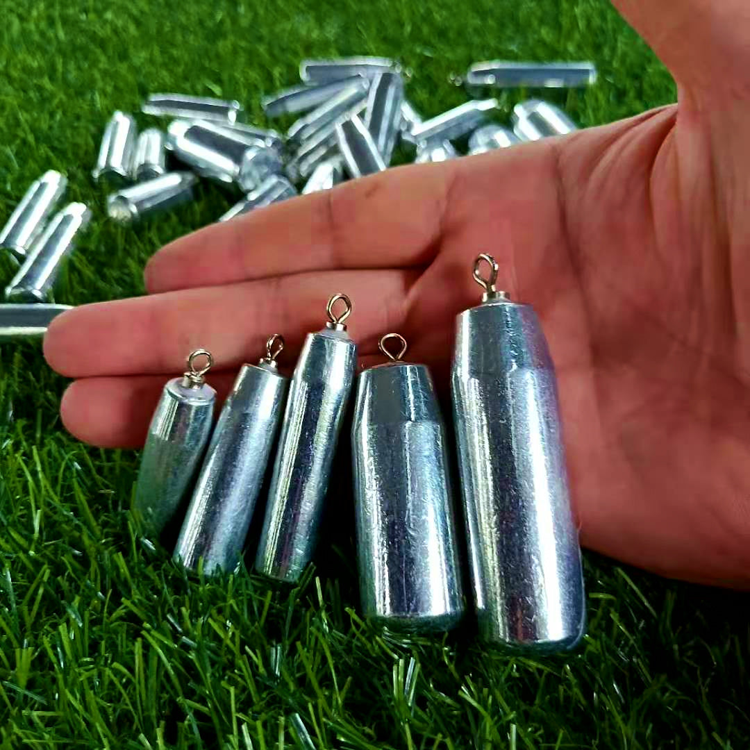 Cylinder Iron Sinker with Swivel, 22–440 g (0.8–15.5 oz) – product photo
