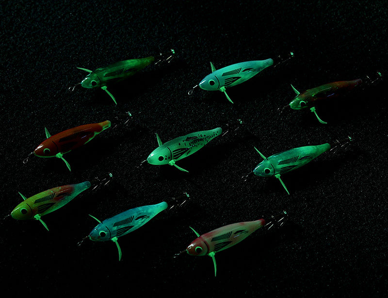 Glow Wood Shrimp Squid Jig, 5.5 cm (2.2 in) – product photo