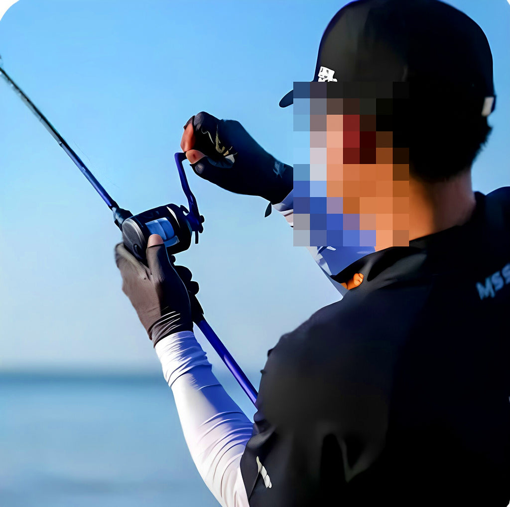 UPF 50+ Fishing Gloves, Non-Slip, Puncture-Resistant – product photo