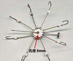 Reinforced Wire Flip Hooks, Ise #9–16, Packs & Bottom Rigs – product photo