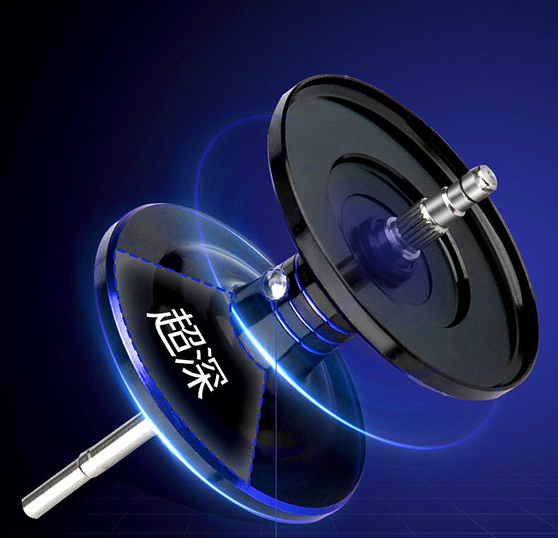 Round Baitcasting Reel, 6.5:1 Gear Ratio, 7 Bearings – product photo