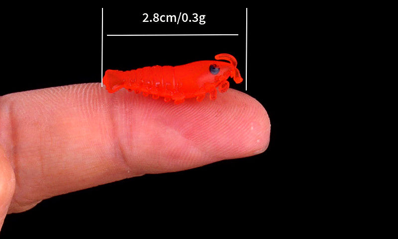 Shrimp Soft Bait Lure, Glow and Color Options – product photo