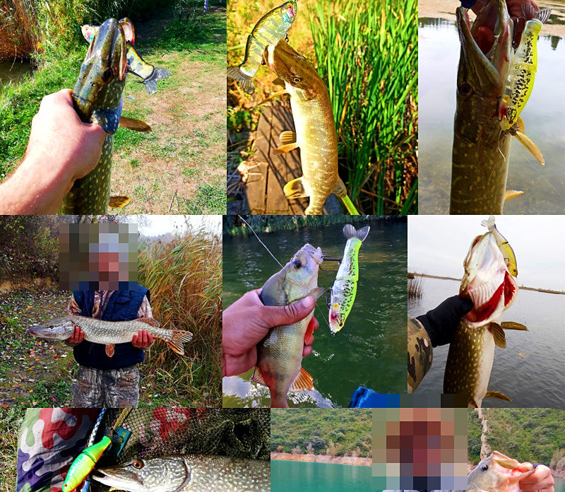 Jointed Floating Minnow Hard Bait, 13.5 cm (5.3 in), 30 g (1.1 oz) – product photo
