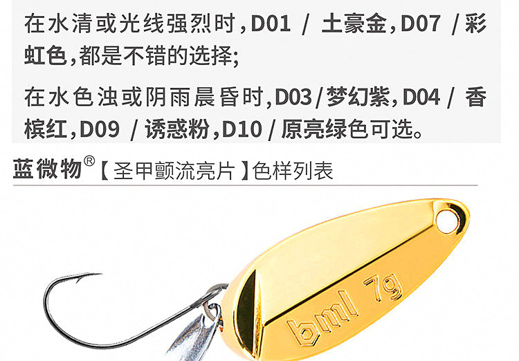 Micro Spoon Lure, 3–7 g (0.11–0.25 oz) – product photo
