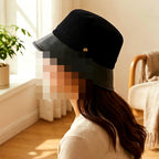 Polyester Bucket Hat, Wide Brim, Adjustable & Foldable – product photo