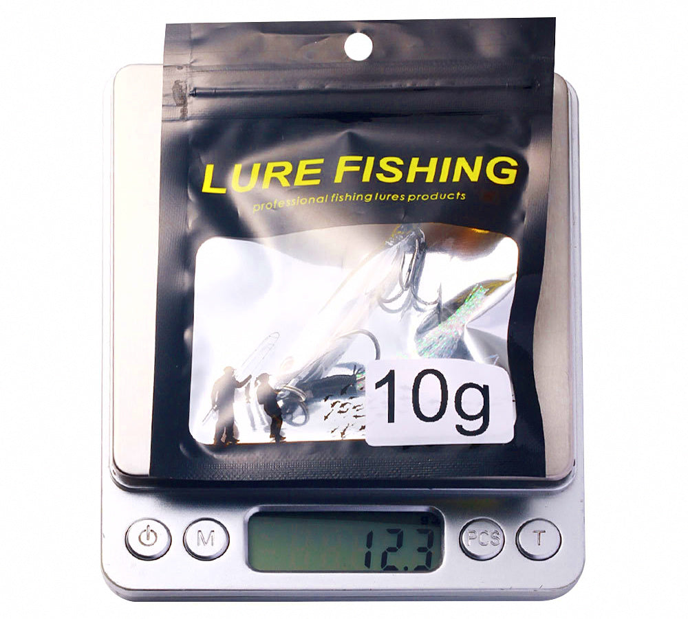 Silver Flat Metal Jig, 10–40 g (0.35–1.4 oz) – product photo
