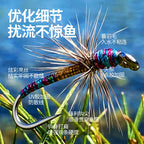 Rainbow Segmented Midge Fly, Sizes 14, 16, 18 – product photo