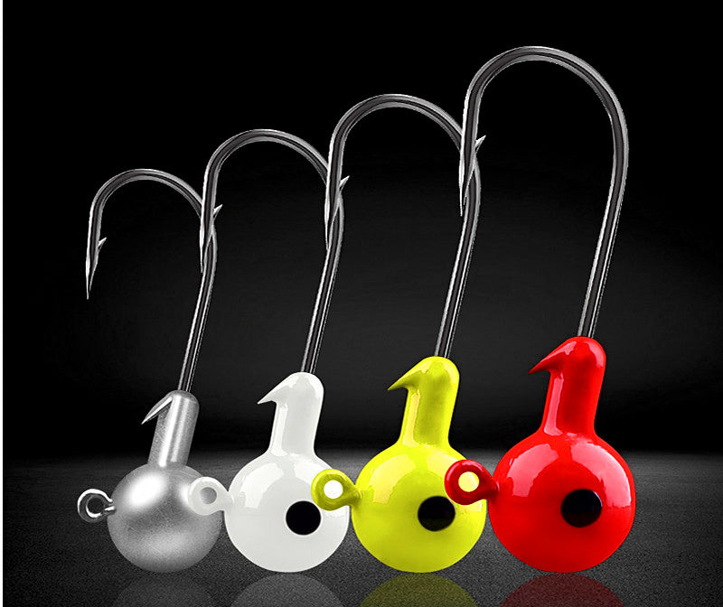 Barbed Jig Head Hooks for Soft Plastics, 1.75–21 g (0.06–0.74 oz) – product photo