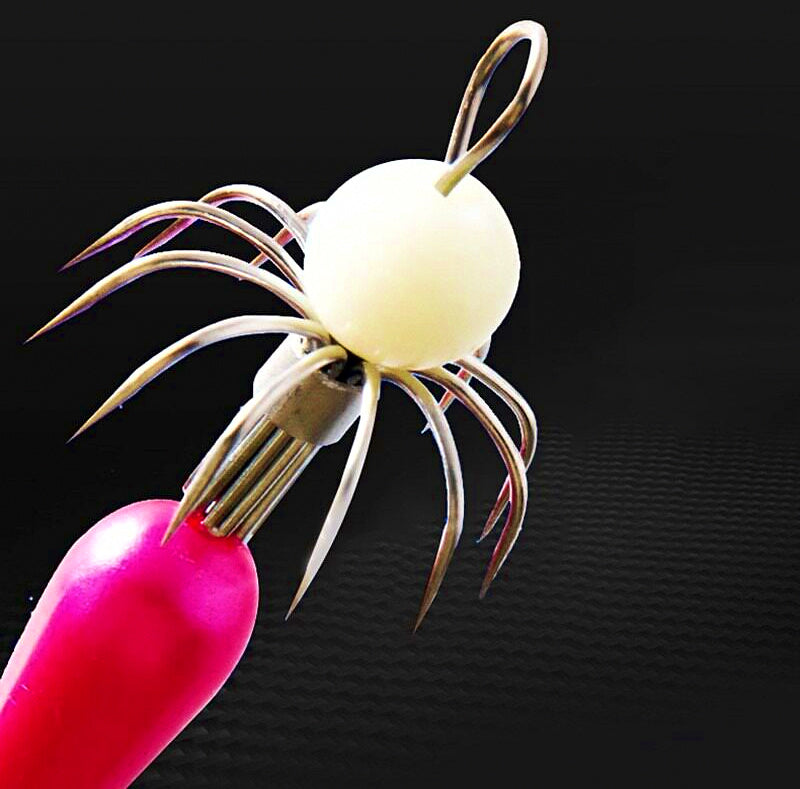 Glow Soft Squid Jig, 8 cm (3.1 in) 5 g (0.18 oz), 3 pcs – product photo