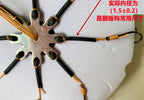 DIY Multi-Hook Rig Parts: Aluminum Plates, Loops, Hooks, Tubing – product photo