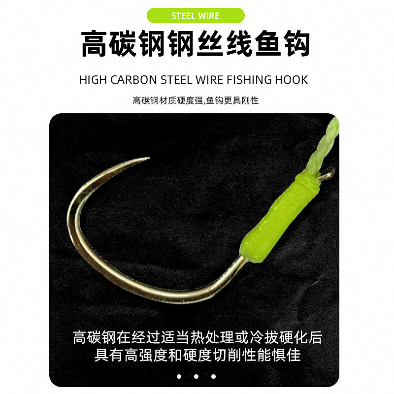 Wire Assist Hooks for Jigs, Single or Double, 1/0–5/0 – product photo
