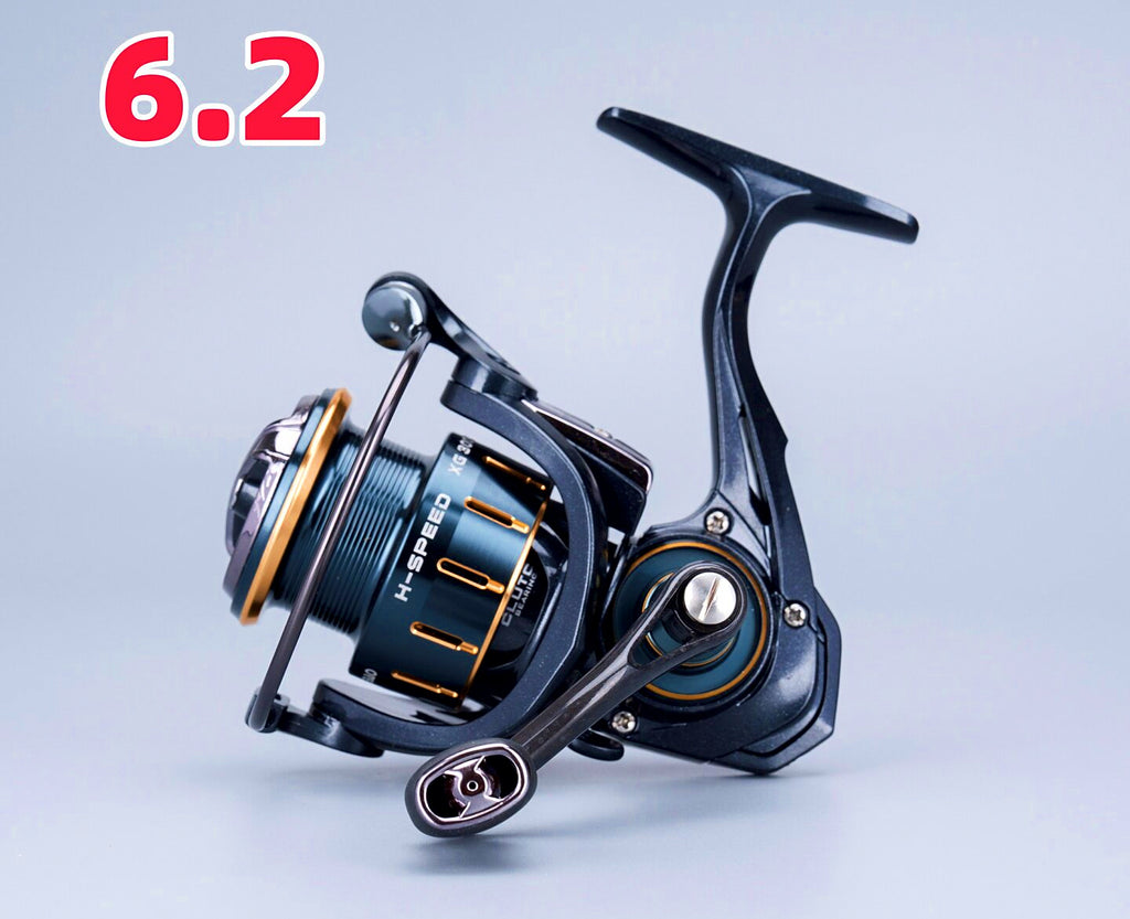 High Speed Spinning Reel 6.2:1, Shallow Spool, 1000–4000 – product photo