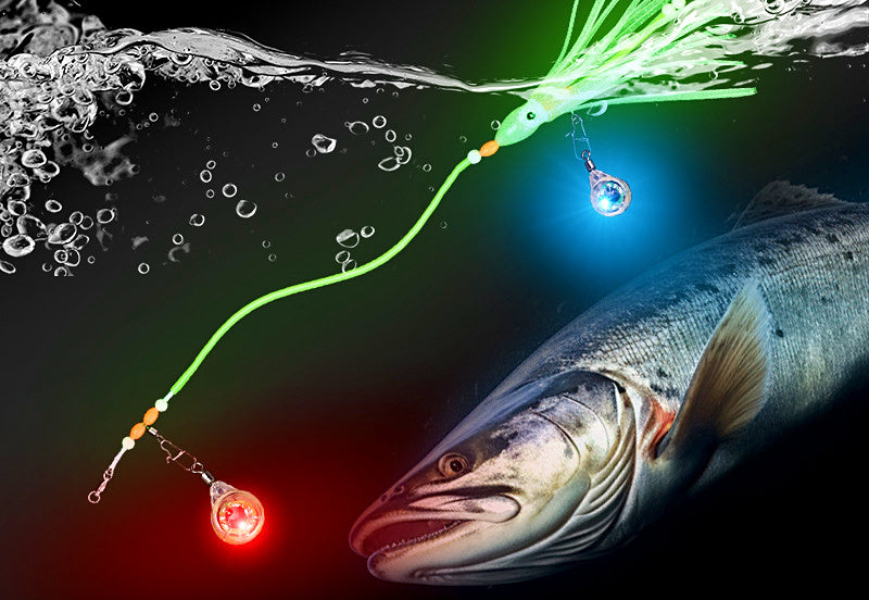 Cutlassfish Wire Leader Rig with Glow Tubes, 44 cm (17 in) – product photo