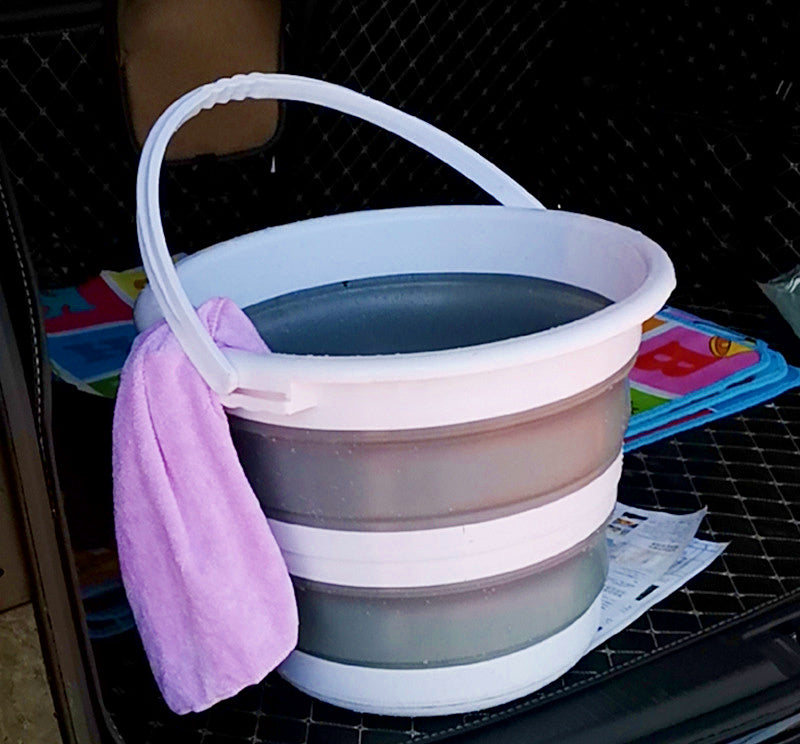 Collapsible Silicone Bucket, 30 L (7.9 gal) – product photo
