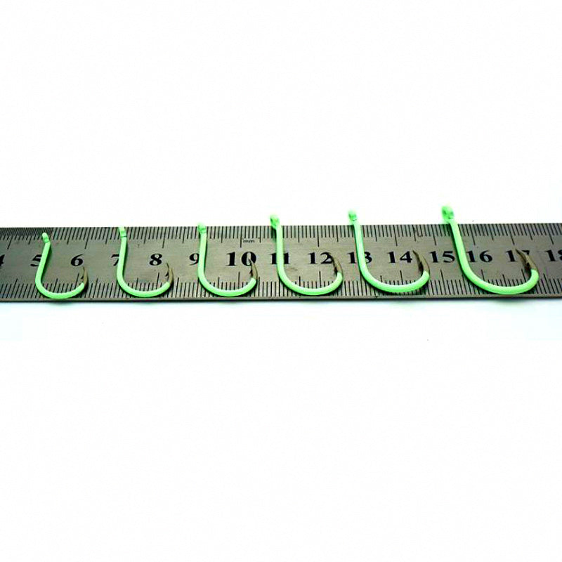 Glow Tube Hooks for Saltwater Boat Fishing, Sizes 3–12 – product photo