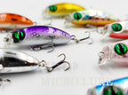 Mini Sinking Minnow Lure, 2.7 g (0.1 oz), Size 16 Trebles – product photo