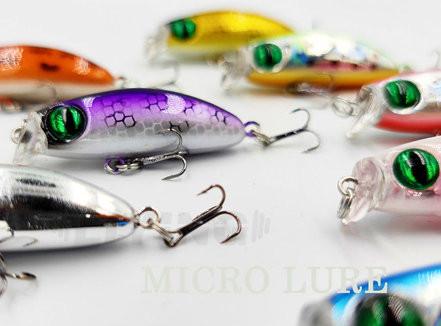Mini Sinking Minnow Lure, 2.7 g (0.1 oz), Size 16 Trebles – product photo