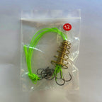 Snag-Resistant Spring Hook Rig, Barbed, Sizes 7–13 – product photo
