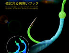 Glow Fish Skin Saltwater Hooks, Size 1/0–3/0 – product photo