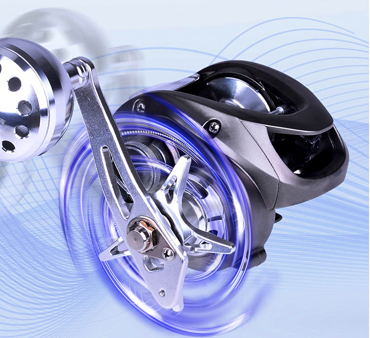 JS400 Saltwater Boat Fishing Reel, Round Baitcaster – product photo