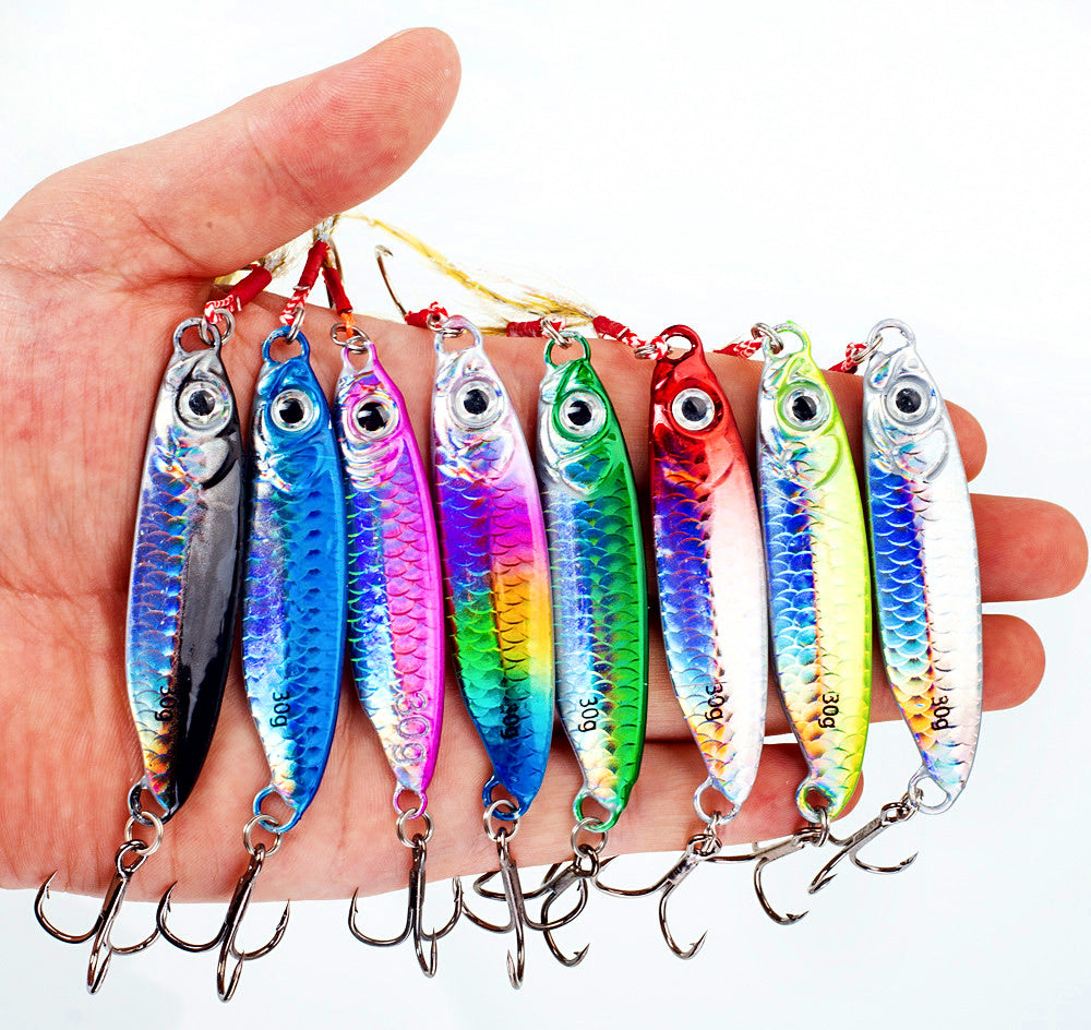 Fish Scale Laser Metal Casting Jig, 7–30 g (0.25–1.06 oz) – product photo